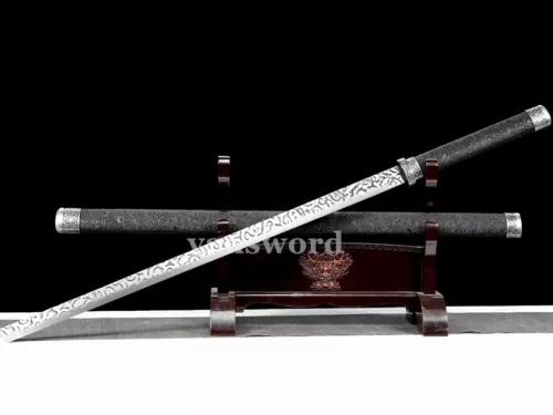 Handmade 1095 High Carbon Steel Original Japanese Shirasaya Samurai Sword Battle