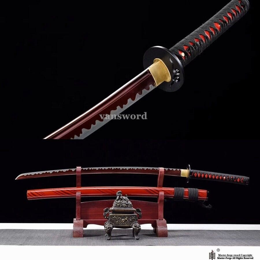 Japanese Battle Ready Katana Samurai Sword 1095 Carbon Steel Full Tang Sharp