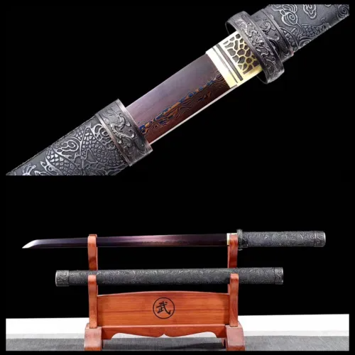 Hand forged Folded Steel Chinese Tang Dynasty Dao Sword High Quality Sharp