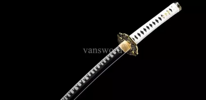 Japanese Samurai Katana 1095 High Carbon Steel Black Blade Sword Sharp Battle.