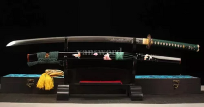 Handmade T10 Clay Tempered suguha hamon Japanese Lacquer Katana sword sharp