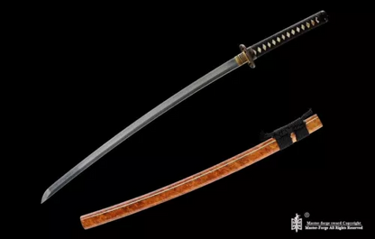 Choji Hamon T10 steel Clay tempered Japanese samurai katana sword battle sharp