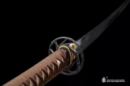 T10 steel Clay tempered Hand forged CHOJI hamon Japanese samurai katana sword