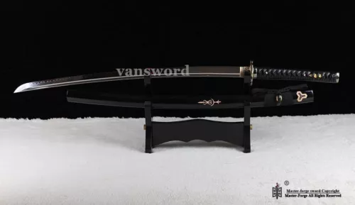 Full Tang Clay Tempered Battle Ready T10 Steel Japanese Katana Sword Sharp