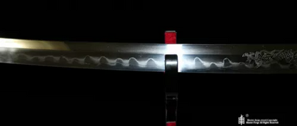 hand forge Laminated Shihozume clay tempered Japanese samurai O-katana sword