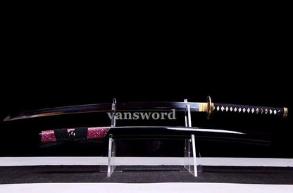 Handforge Original Carbon Steel Japanese Katana Samurai Battle ReadySword Sharp.