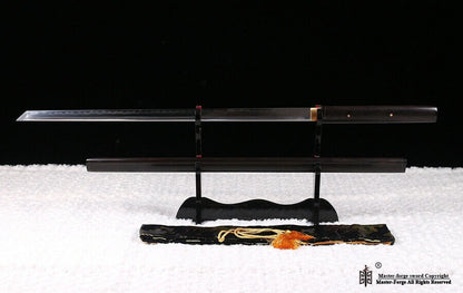 Top Quality Kobuse Construction Kiriha Zukuri Chokuto Ninjato Samurai Sword