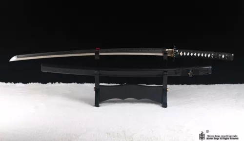 Japanese Katana Handmade T10 Steel Clay Tempered Sword Sharp Battle Ready