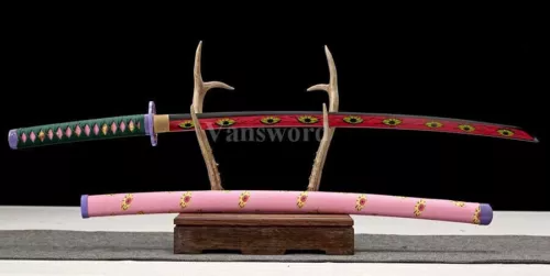 Anime Sword One Piece Sharp Japanese Katana Samurai Sword Full Tang for Women