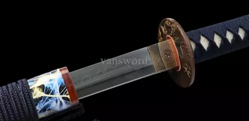 Hand Forged Damascus Steel Real Japanese Samurai Battle Ready Sword Katana HOT.