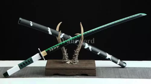 Sanemi Shinazugawa Nichirin Katana Japanese Samurai Sword Full Tang Sharp