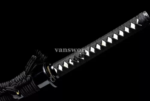 Japanese Katana Samurai Sword High Carbon Steel Full Tang Sharp Battle Ready