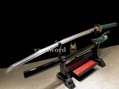 Handmade Japanese T10 Steel Clay Tempered Samurai Katana Real WeaponsSword Sharp