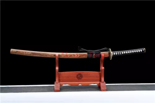 Japanese Samurai Katana Sword Choji Hamon T10 Steel Clay Tempered Battle Sharp