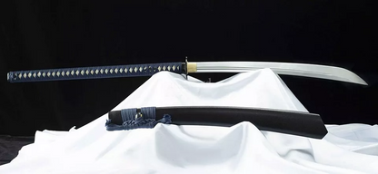 Traditional 50" T10 Carbon Steel Nagamaki Japanese Samurai Sword for Practice