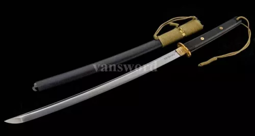 Katana Handmade 9260 Spring Steel Japanese Samurai Tactical Sword Functional