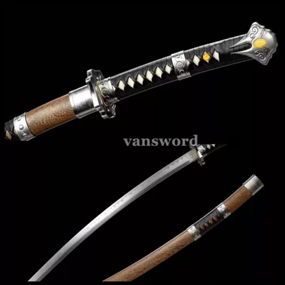 High Quality Handmade Folded Steel Japanese Original Katana Samurai Sword Sharp