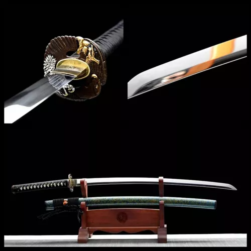 9260 High Carbon Steel High Quality Japanese Samurai Katana Sword Sharp.