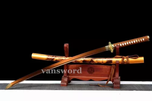 Handmade 9260 Steel Japanese Original Katana Sword Samurai Battle Ready Sharp