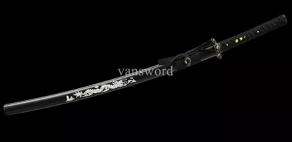 Handcrafted 1095 Carbon Steel Japanese Katana Sharp Samurai Sword Full Tang.