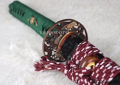 T10 Steel Clay Tempered Japanese Katana Samurai Sword Battle Ready Real Sharp.