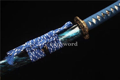 High Quality 1095 High Carbon Steel Japanese Samurai Katana Sword with Bo-hi