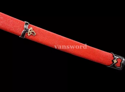 Handmade Tachi Shihozume Steel Japanese Samurai Functional Sword Sharp