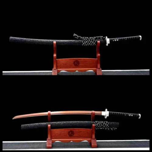 High 1095 Carbon Steel Real Japanese Katana Samurai Battle Ready Sword Sharp.