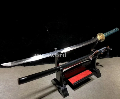 Katana Sword T10 Steel Clay Tempered Real Hamon Battle Ready Sharp