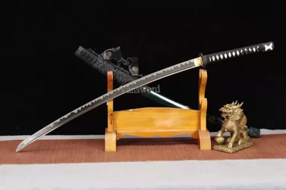 Handmade 1095 Steel Katana Japanese Samurai Tachi Sword Full Tang Real Weapons