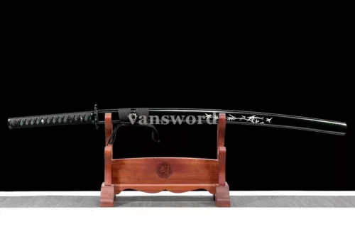 Japanese Katana Samurai Sword 9260 Spring Steel Handmade Full Tang Sharp