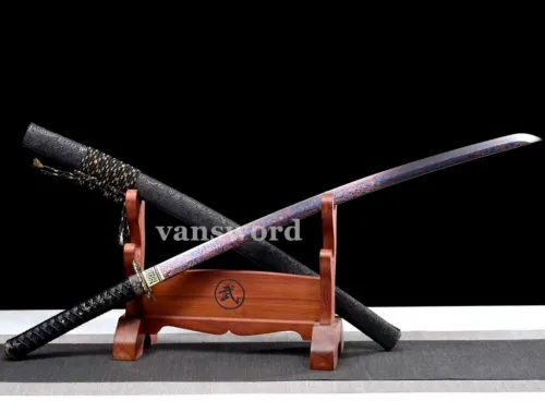 Japanese Katana Samurai Sword Folded Steel Full Tang Battle Ready Sharp