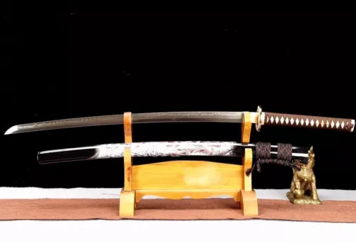 Japanese Clay Tempered T10 Steel Real Katana Samurai Sword Sharp Battle Ready