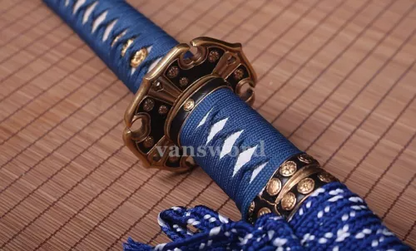 Clay Tempered Original Japanese Samurai Tachi Sword Folded steel Real sharp.