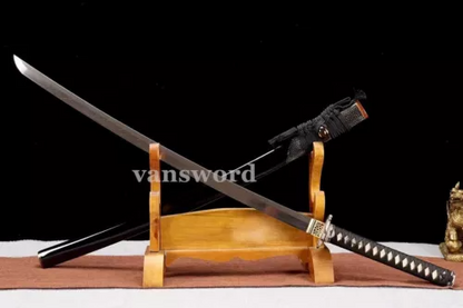 Japanese Katana Samurai Sword Real Folded Steel Full Tang Battle Ready Sharp.