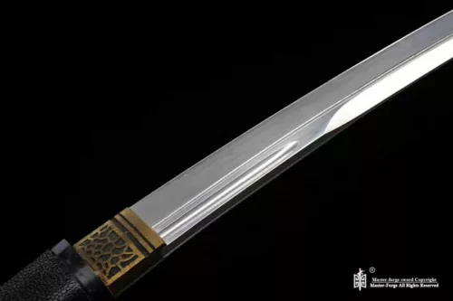 T10 Clay Tempered Japanese Tanto Samurai Sword Mini Knife Full Rayskin Wapping