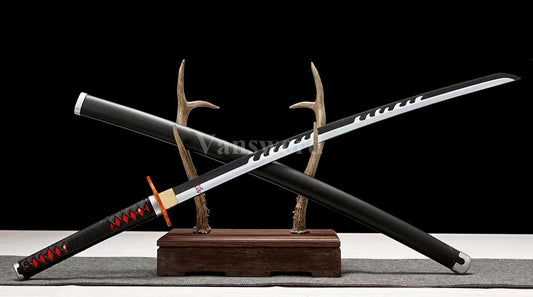 Japanese Anime Sharp Sword Handmade 1095 Carbon Steel Full Tang Battle Ready