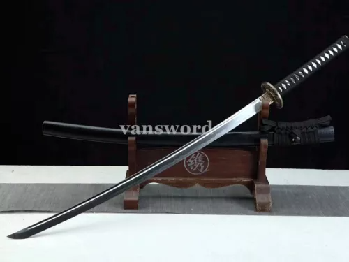 Sharp Katana Sword T10 Steel Clay Tempered Real Japanese Battle Ready