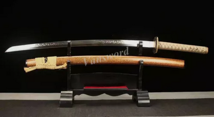 Clay Tempered Katana T10 Steel Choji Hamon Japanese Samurai Sword Battle Sharp