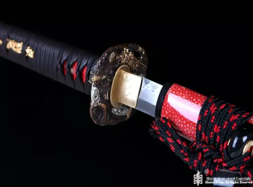 Handmade Shihozume Clay Tempered Laminated Japanese Samurai O-katana Sword Sharp