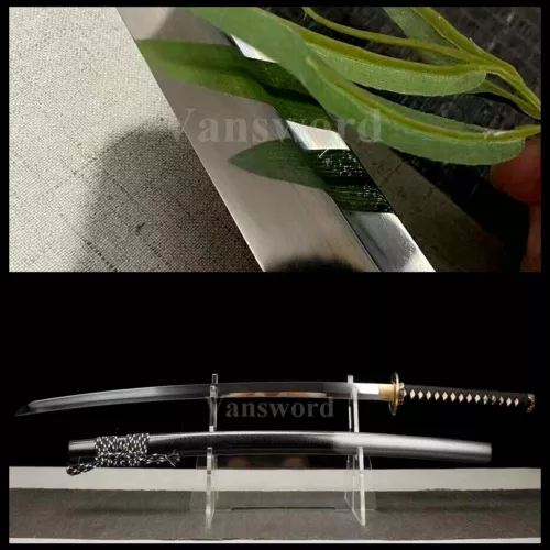 Hand Forged 1095 High Carbon Steel Japanese Samurai Katana Sword Mirror Polish.