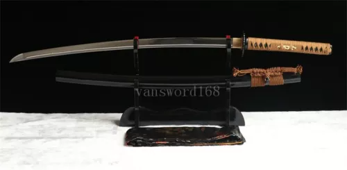 Hand Forged 9260 Spring Steel Japanese Samurai Katana Real Full Tang Sword