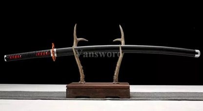 Japanese Anime Sharp Sword Handmade 1095 Carbon Steel Full Tang Battle Ready