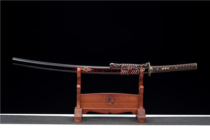 1095 Carbon Steel Japanese Samurai Full Tang Sword Katana High Quality Black