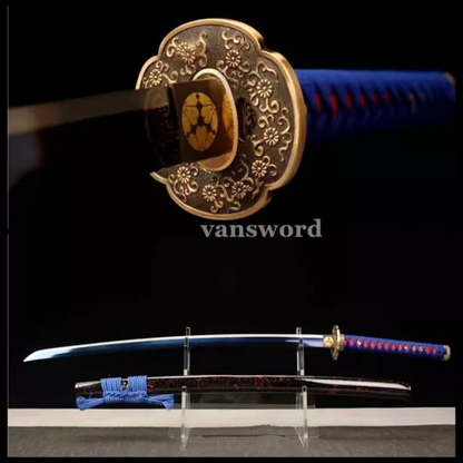 Handmade Katana High Carbon Steel Japanese Samurai Functional Sword Sharp