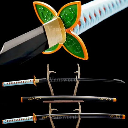 1095 blade Shinobu Kocho Nichirin Katana japanese samurai Anime sword full tang