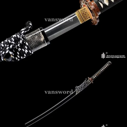 Samurai Sword Katana Abrasive SUGUHA Hamon Hand Forged Folded Steel Japanese