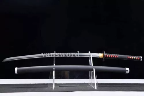 Handmade Carbon Steel Katana Japanese Samurai Sword Full Tang Real Weapon Sharp