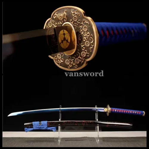 Handmade Katana High Carbon Steel Japanese Samurai Functional Sword Sharp