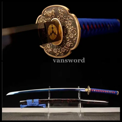 Handmade Katana High Carbon Steel Japanese Samurai Functional Sword Sharp